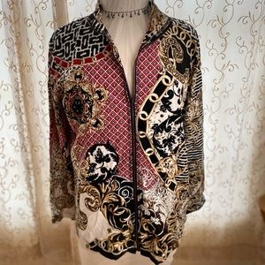 Woman’s zipper cardigan